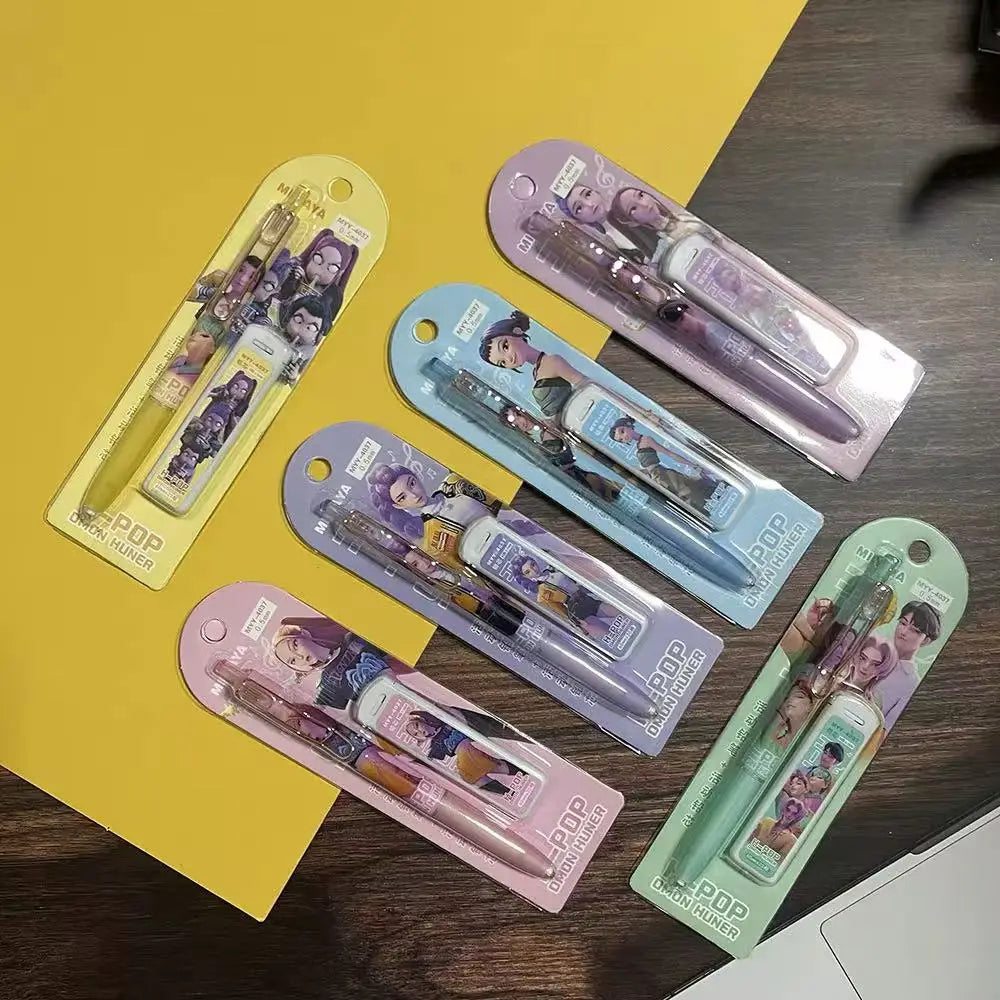 KPOP Demon Hunter Automatic Pencil Set - Random 1/2/4pcs School