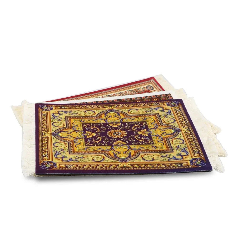 Mini Persian Carpet Mouse Pad Desk Computer Notebook Mouse Mat Tea