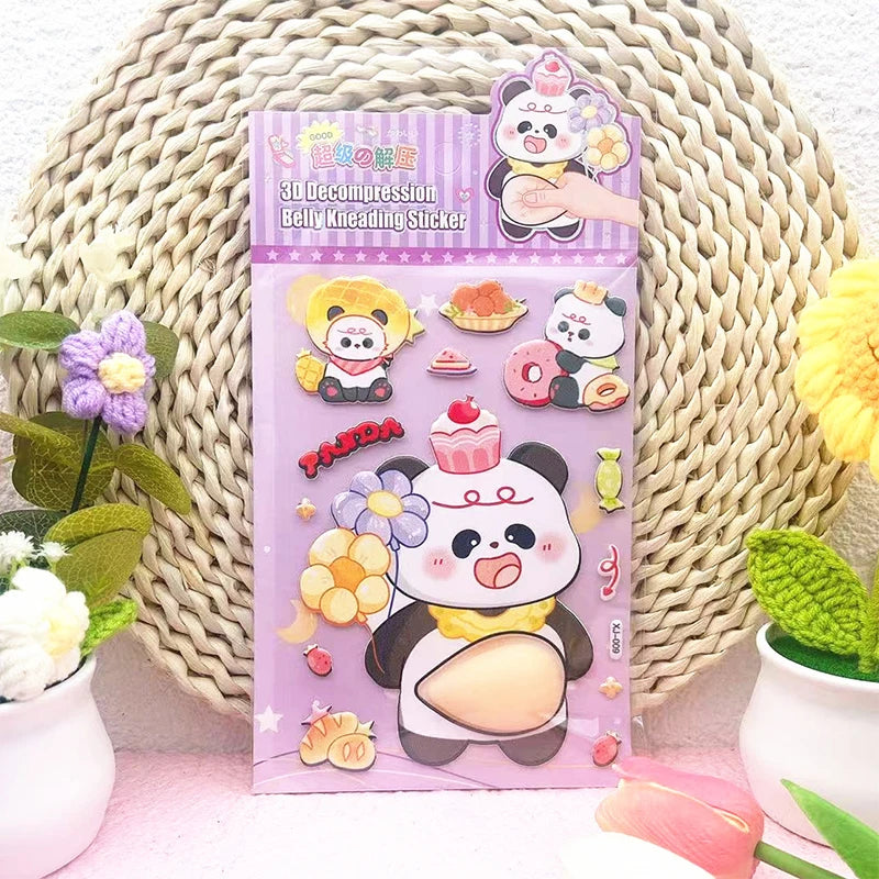 1PC Lovely Animal 3D Stereo Tummy Press Fun Stress Relief
