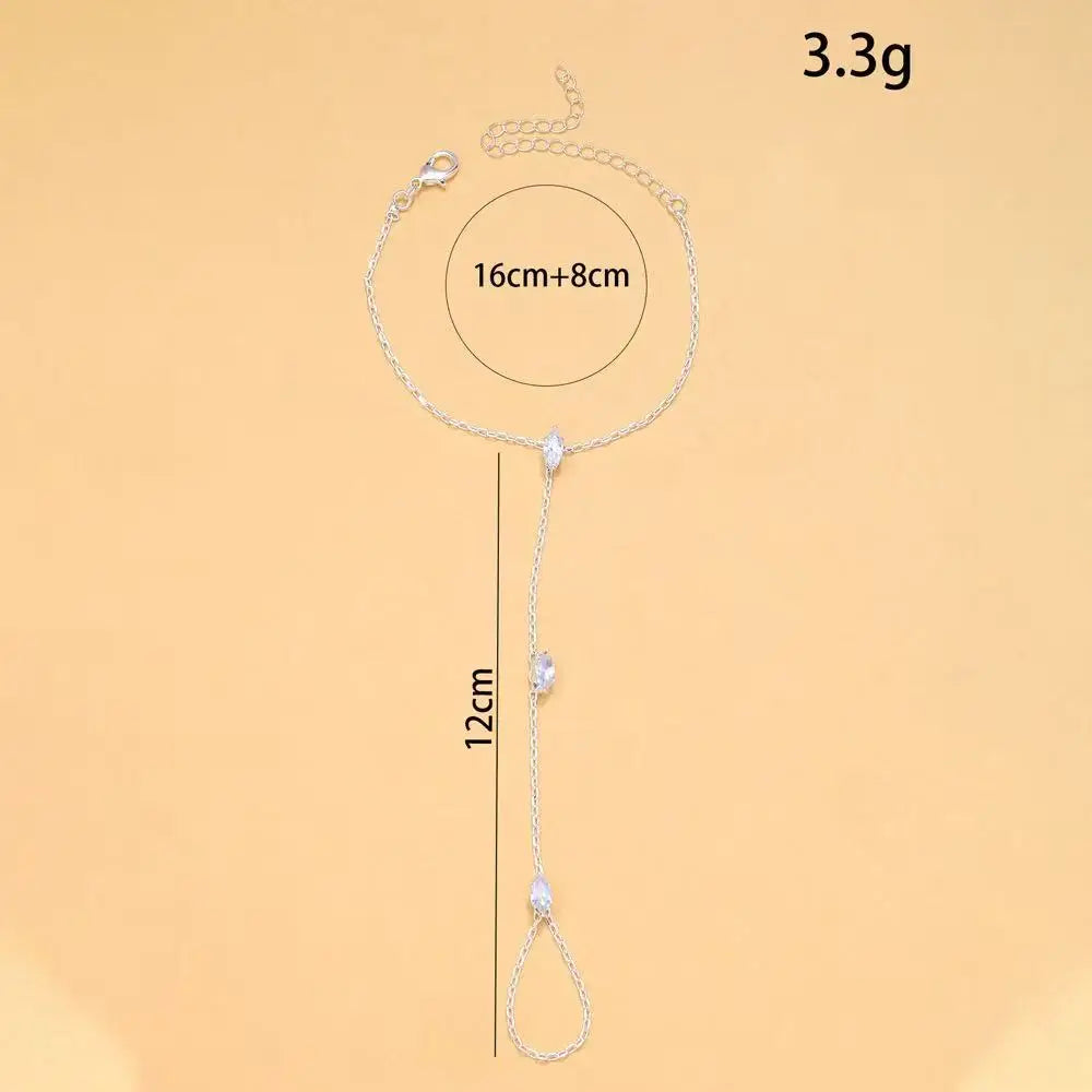 2025 Party Bling Zircon Crystal Bracelet Hand Chain for Women
