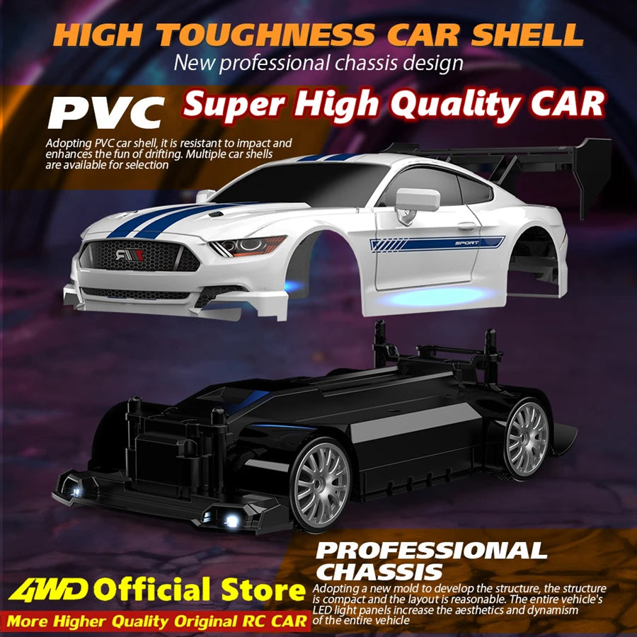 4WD RC Drift Car Remote Control GTRPRO AE86PRO Model 4x4 Racing RTR