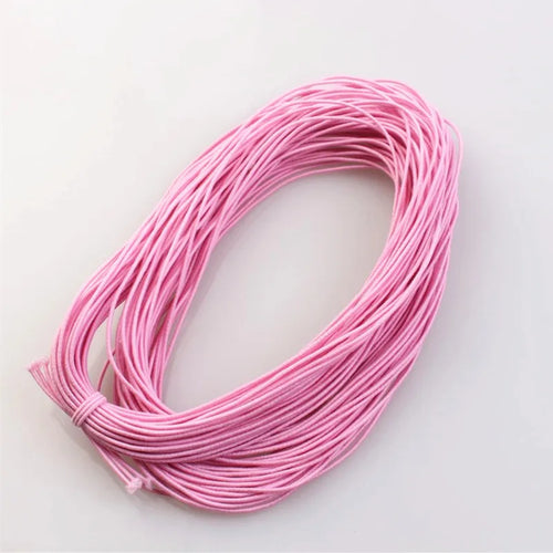 1mm 24M Braided Elastic Cord Beading Threads Stretch String Fabric