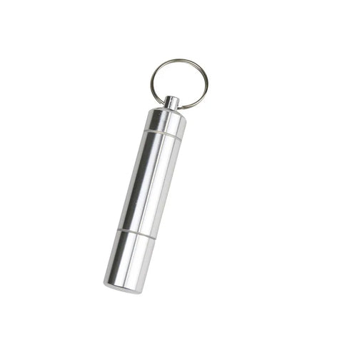 Silver Aluminum Waterproof Cigarette Box Multi-Purpose Pill Toothpick