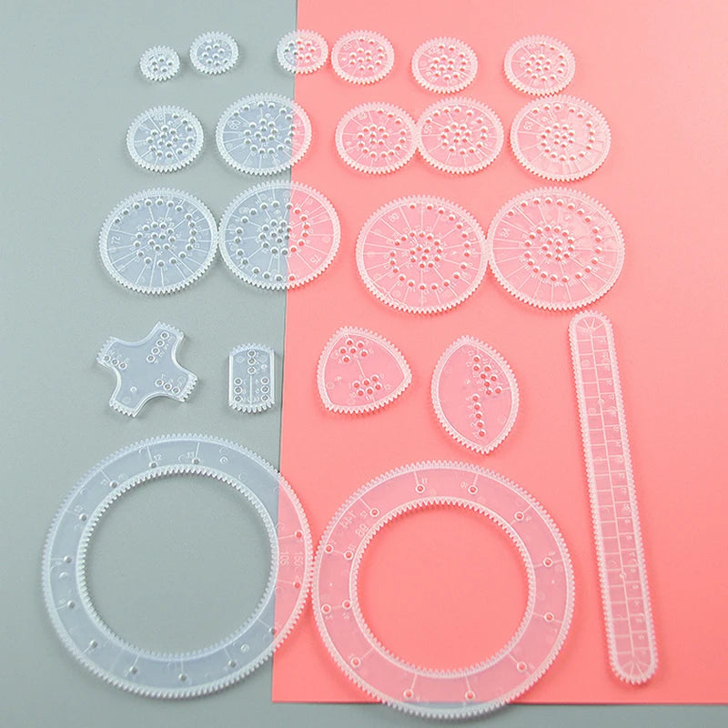 22pcs Spirograph Spiral Art Drawing Kit The Classic Way to Make
