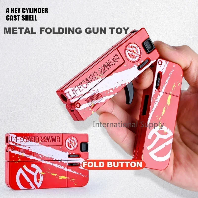Real Look Mini Life Card Toy Gun Little Gun For Boys Age 8+ Birthday
