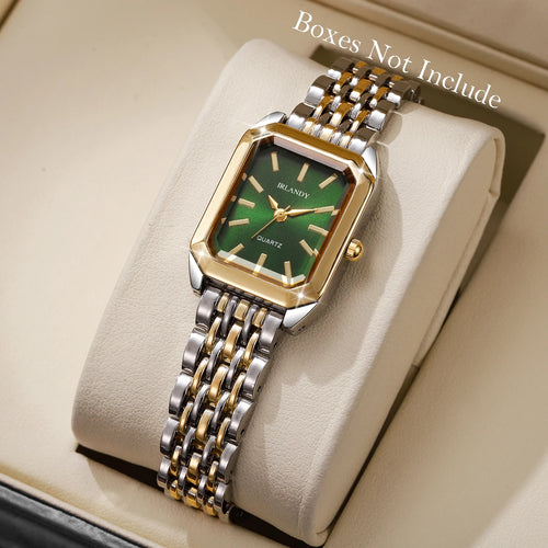 Fashion Rectangle Women Watches Steel Strap Ladies Quartz Wrist Watch
