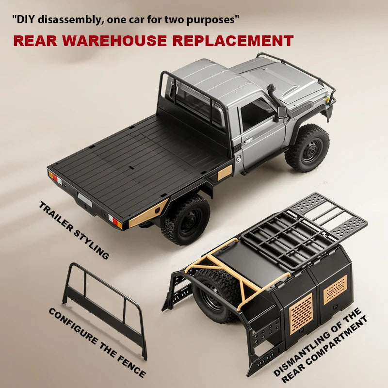 ZWN MN82 MN82S LC79 1/12 Full Scale RC Pickup Short Truck 4WD Remote