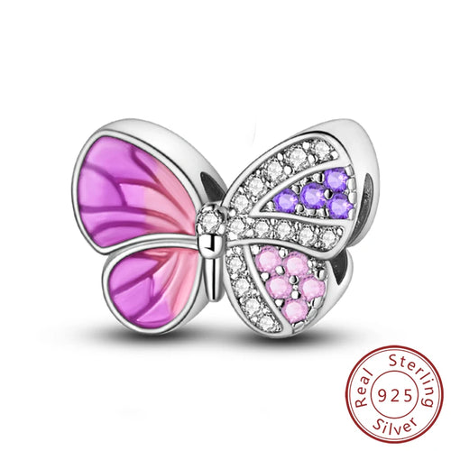 Hot Sale Charm Bead Pendant 925 Sterling Silver Firefly Love Heart
