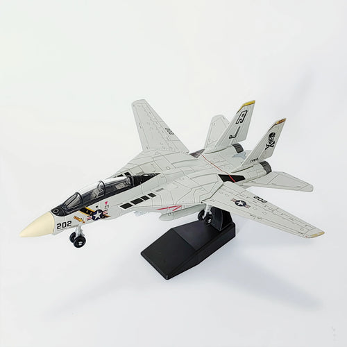 F-14 Fighter，1:72, assembled plastic airplane model (including display
