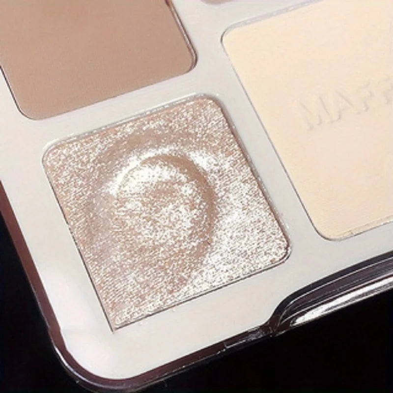 Natural Stereoscopic Face Powder Palette  Matte Bronzer  Contour