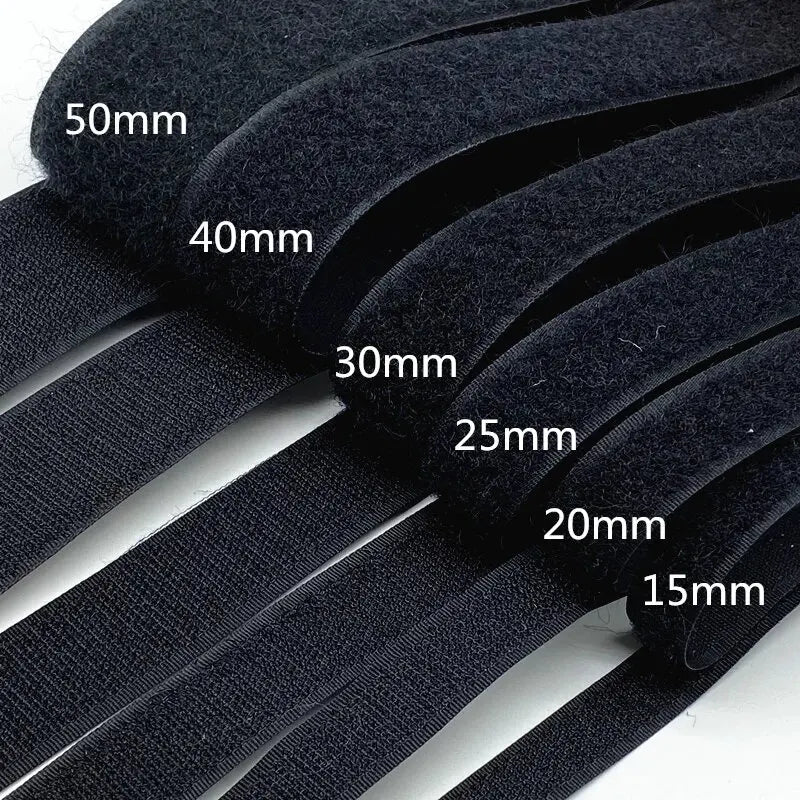 10Meter Heavy Duty Sew-on Hook and Loop Tape | Non-Adhesive Magic