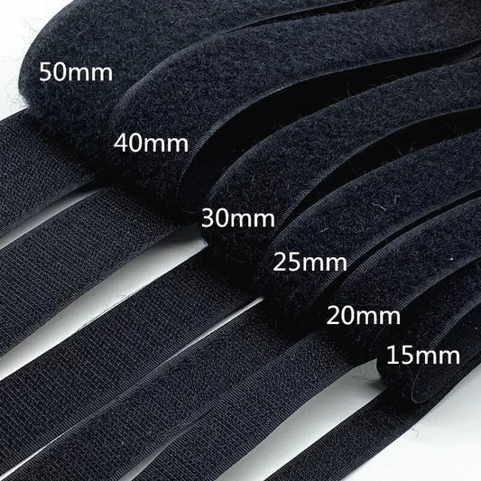 10Meter Heavy Duty Sew-on Hook and Loop Tape | Non-Adhesive Magic
