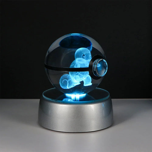 Pokemon Crystal Ball Pikachu Gengar Eevee Mewtwo Lacario Anime Game