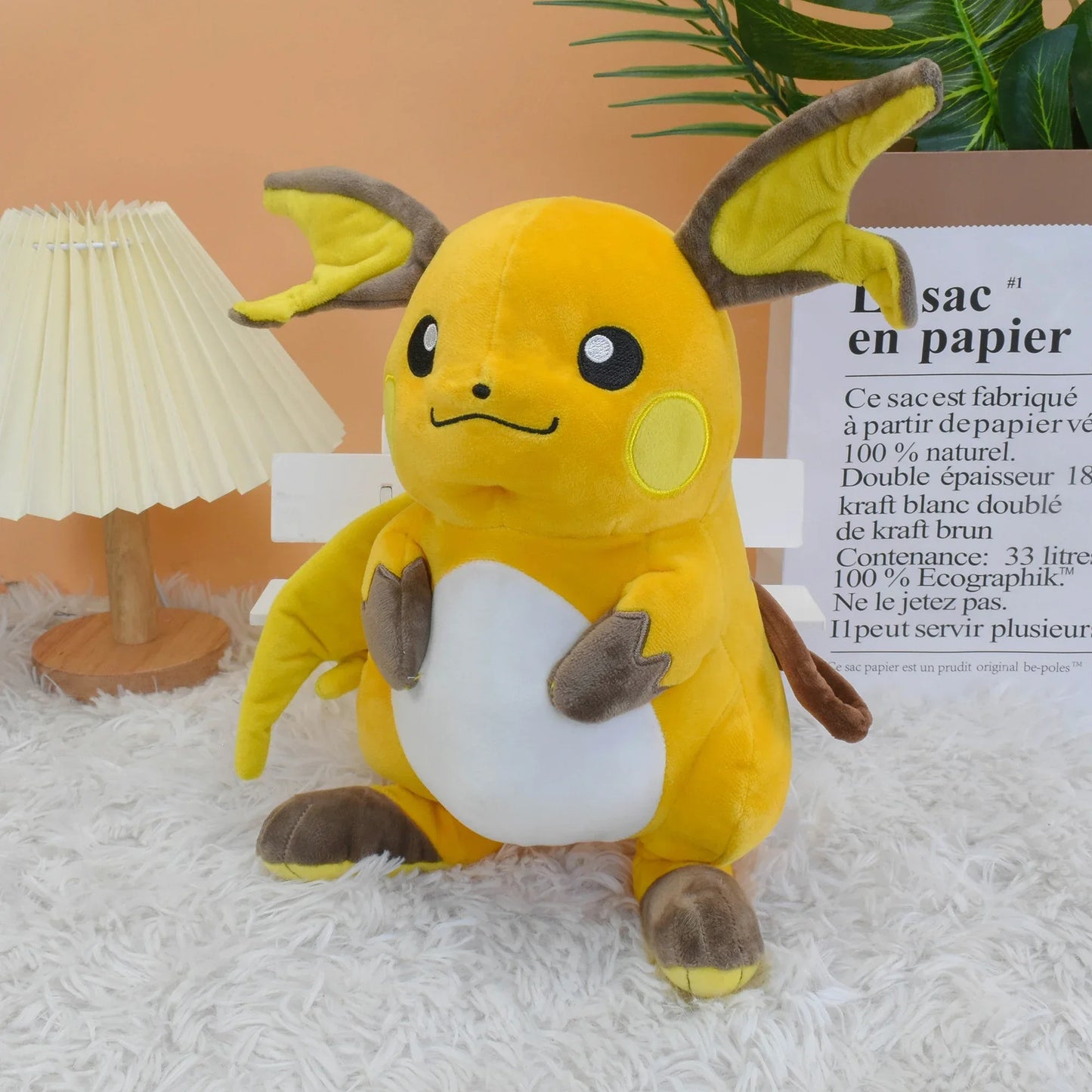 Peluche Pikachu Pichu Evolution Raichu Plush Toy Stuffed Doll