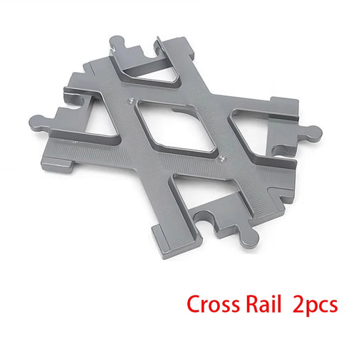 Big Size Building Block Bricks Train Tracks Crossover Parts Switch