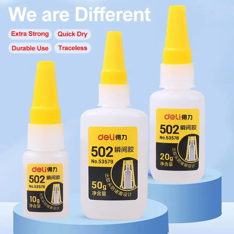 Professional Super Glue Extra Strong 502 Fast Instant Adhesive