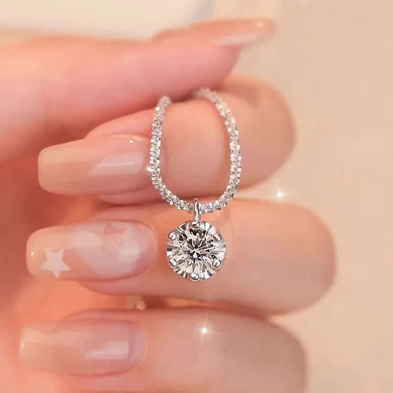 1Pc Exquisite Fashionable Necklace Zirconia Necklace for Women's