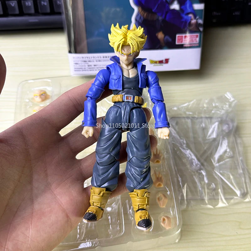 Anime Dragon Ball Z Figures Shf Super Saiyan Trunks Action Figure