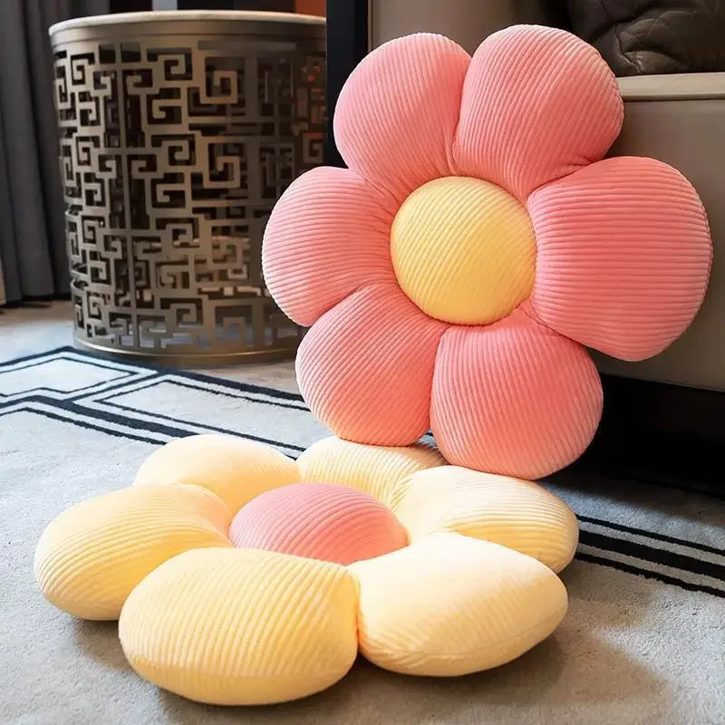 35CM Colorful Flowers Plush Pillow Plant Petal Cushion Stuffed Toys