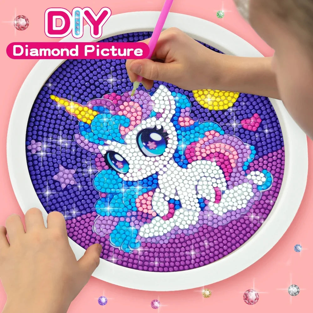 Diamond Painting Set Cute Unicorn Beginner Diamond Painting Set 5D DIY