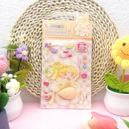 1PC Lovely Animal 3D Stereo Tummy Press Fun Stress Relief