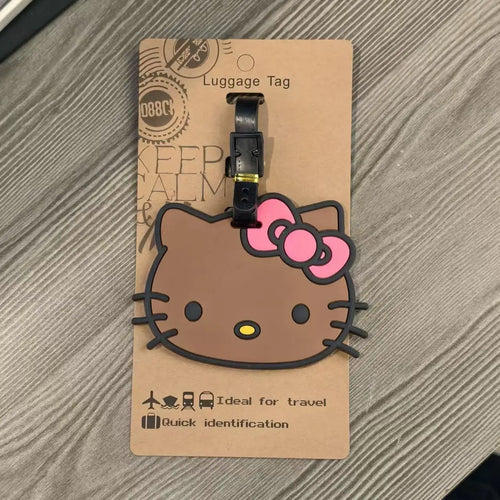 Sanrio Hello Kitty Luggage Tag Suitcase Id Address Holder Baggage