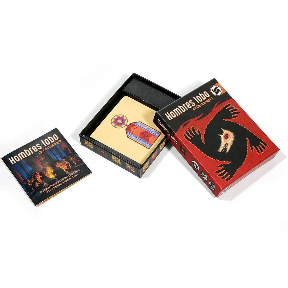The Werewolf Cards 24 Table Game With Paper Guidebook, Puzzle Leisure