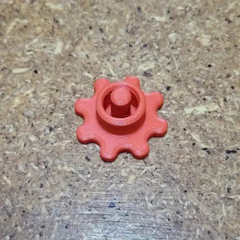 2pcs Flexible Gear-Style Tube Caps, Durable Plastic, Prevents Glue