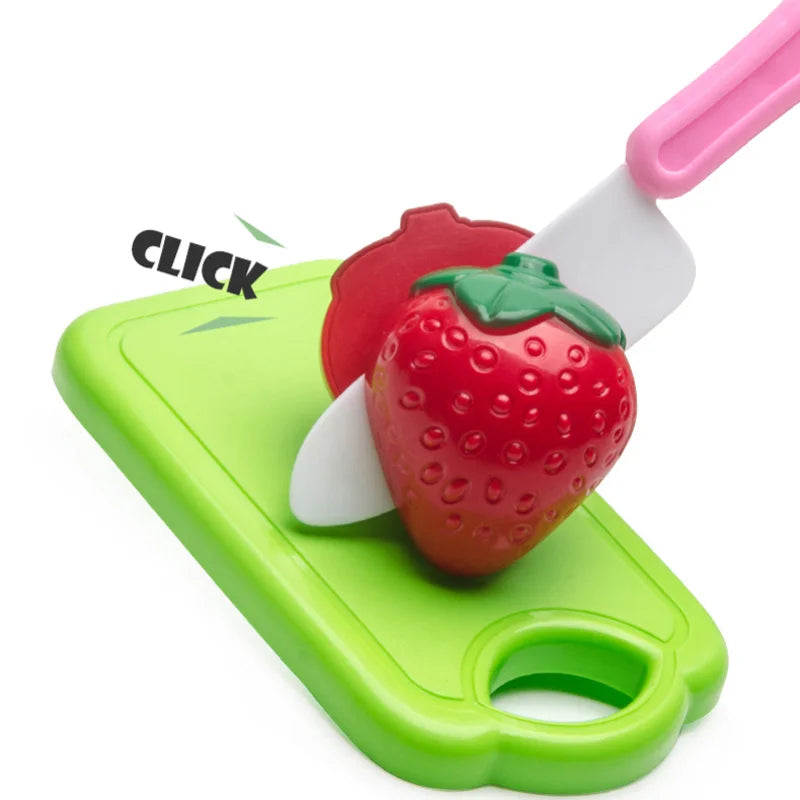 6/10/13/24Pcs Kitchen Fun Cutting Fruits and Vegetables Food Play