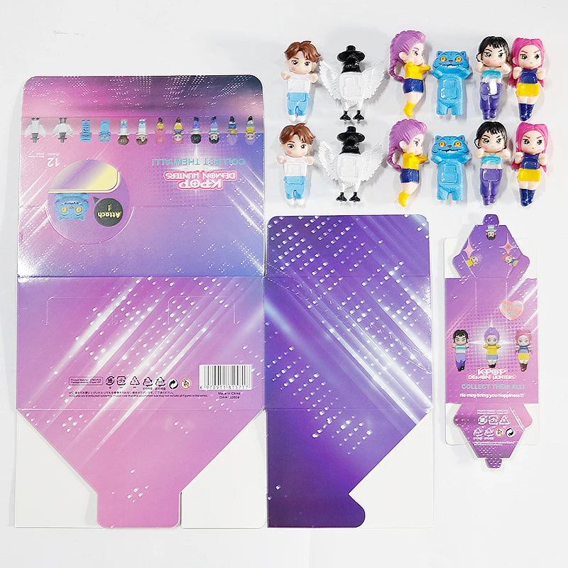 2025 Hot selling K pop Demon Hunters Blind Box Series Anime Figures
