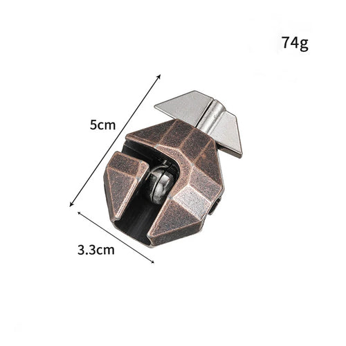 Lock Puzzles Classic IQ Metal Brain teaser Magic Baffling Puzzles Game