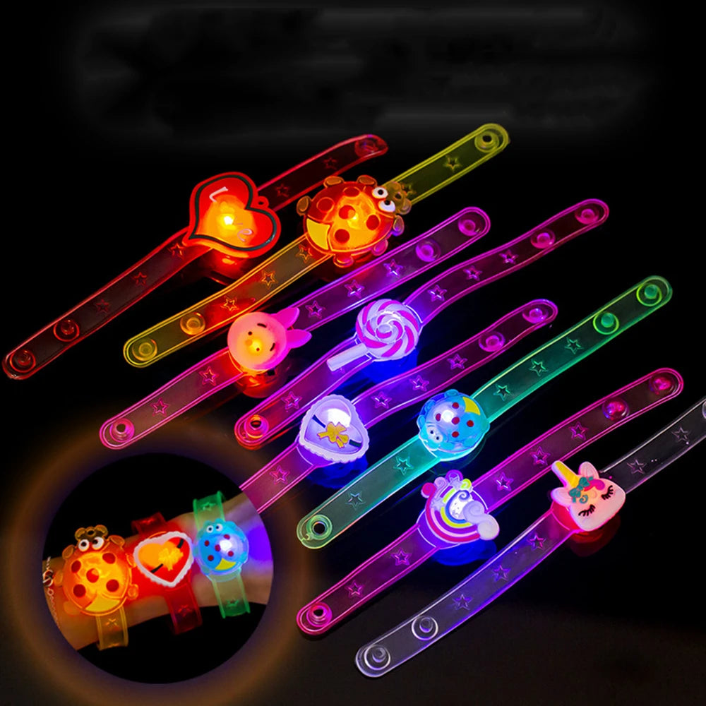 12/24 Pcs LED Luminous Fun Watch for Kids Birthday Party Baby Shower