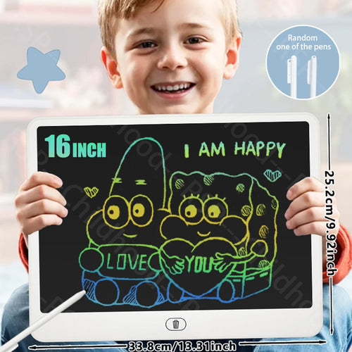 11/13/16 Inch LCD Drawing tablet Writing Board Kids Doodle Painting