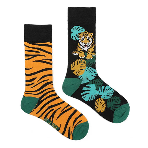 1 Pair Man Women Sock Original AB Tide Socks Colorful Cat Dog Koala