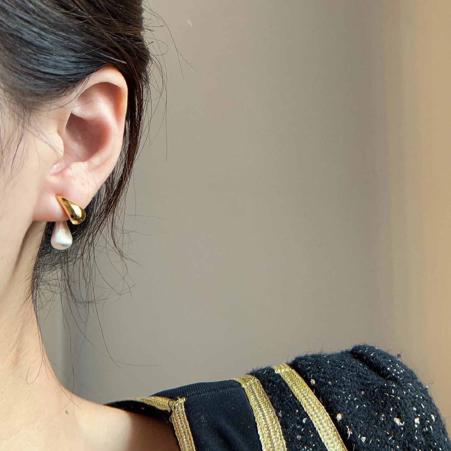 XIYANIKE French Waterdrop Ear Stud New Year Earrings For Women Girl