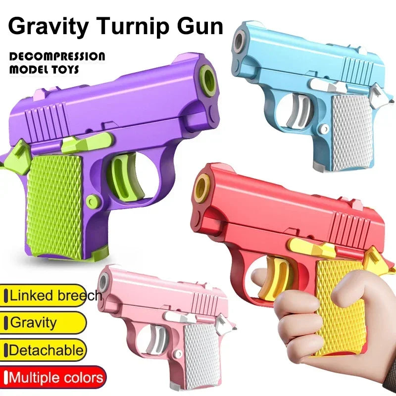 Mini Gravity Printing 1911 Children'S Toy Guns Model Fidget Toy for