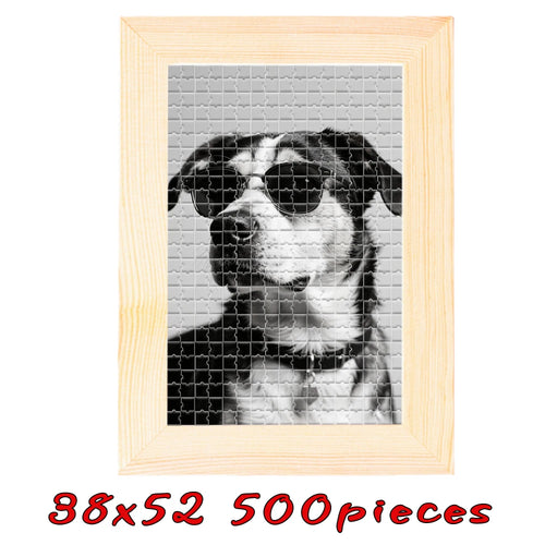 【Custom】Framed Wooden Puzzles, Custom Graduation Photo Puzzles as