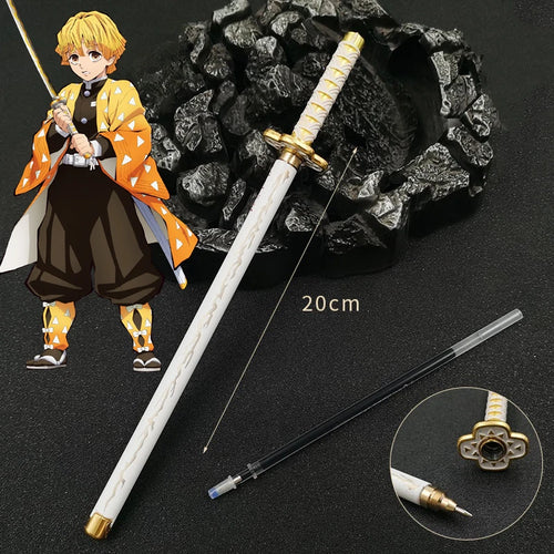 20cm Demon Slayer Signature Pen Mitsuri Shinobu Alloy Real Size
