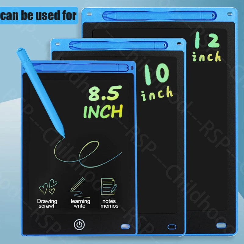 8.5" /10"/12" Drawing Board LCD Writing Tablet For Kids Montessori