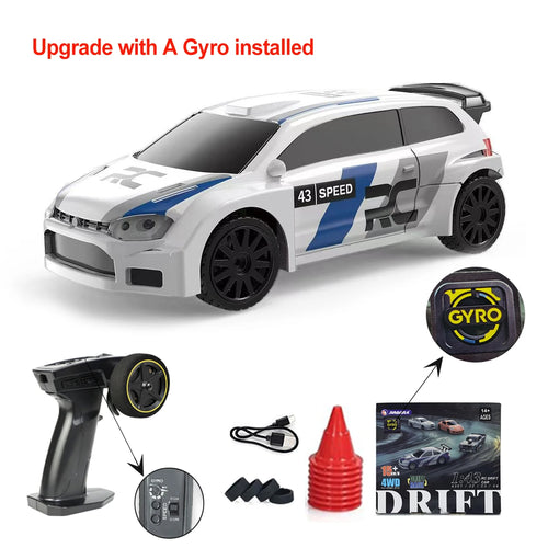 Upgraded Gyro 1/43 RC Drifting Car Racing RTR 4WD High Speed Radio