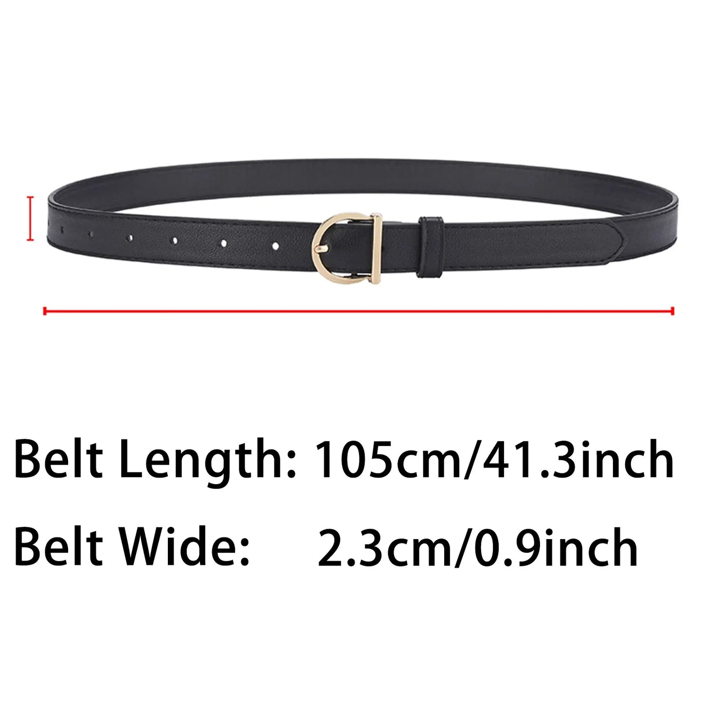 Women's Belt Fashion High-quality Pin Buckle Belt Genuine Luxury Soft