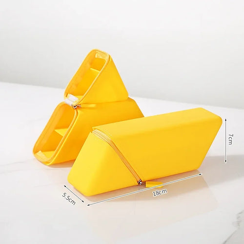 Stylish Silicone Pen Holder-Foldable Desktop Organizer for Office &