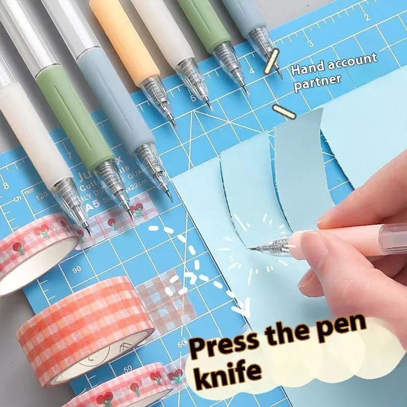 5PCS Craft Cutting Paper Pen Cutter Tool Paper Cutting Carving Tools