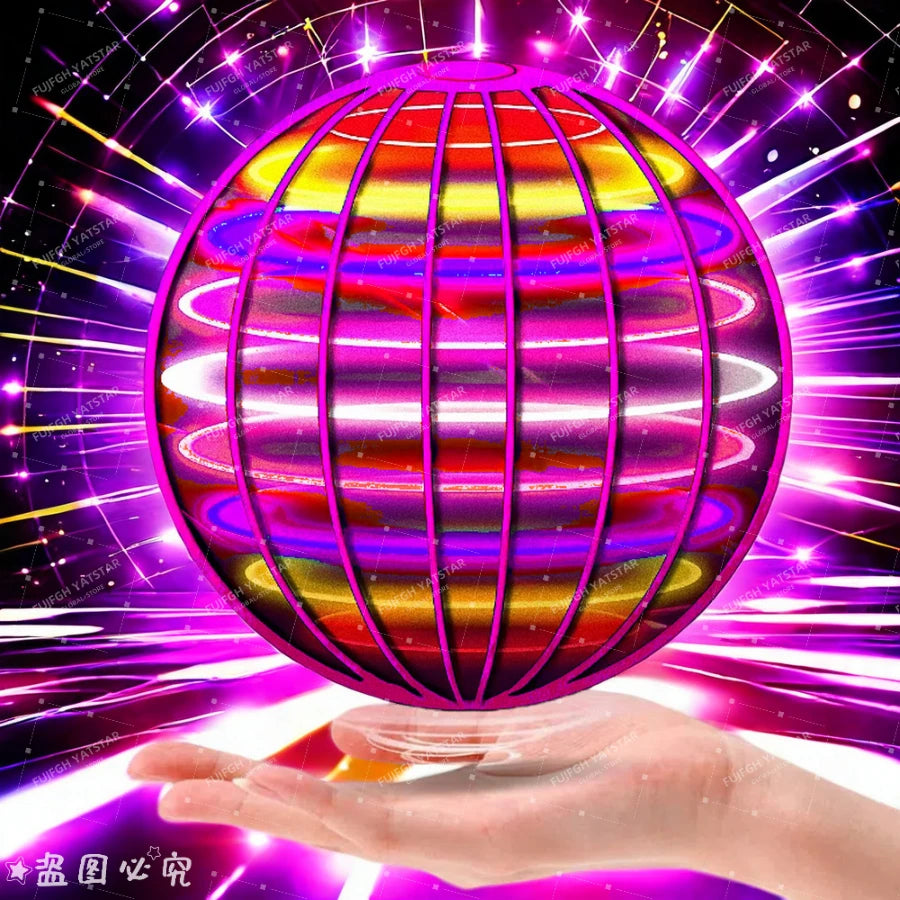 Flying Ball Boomerang Flyorb Magic With LED Lights Drone Hover Ball
