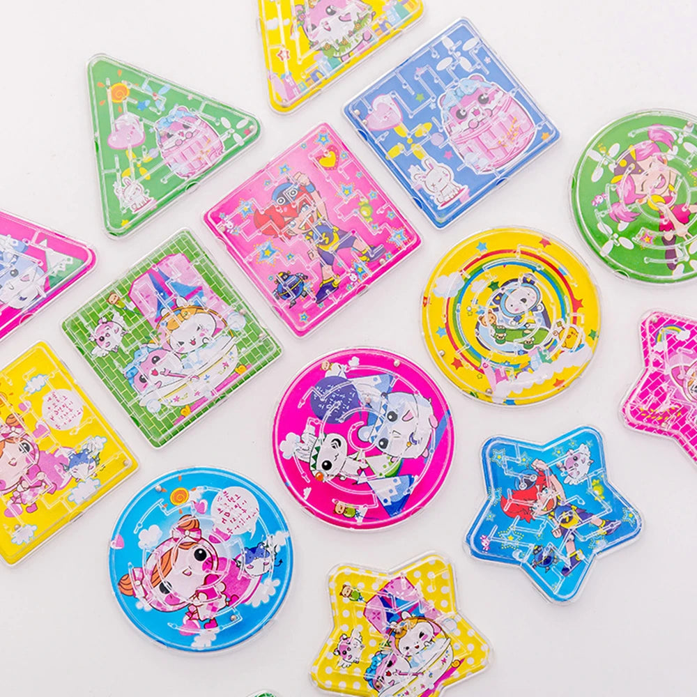 15Pcs Kids Party Small Gift Track Maze Toys Birthday Souvenirs,