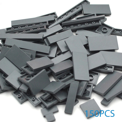 150PCS DIY Model Smooth Thin Building Blocks Multicolour Toy Parts