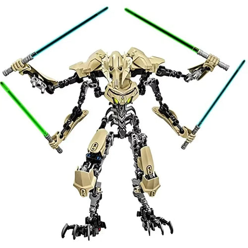 32cm Ksz714 Star Toy Anime General Robot Grievous With Lightsaber Hilt