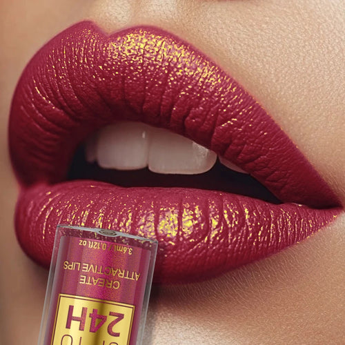 14 Colors Glitter Metallic Lip Glaze Shiny Long Lasting Lip Gloss