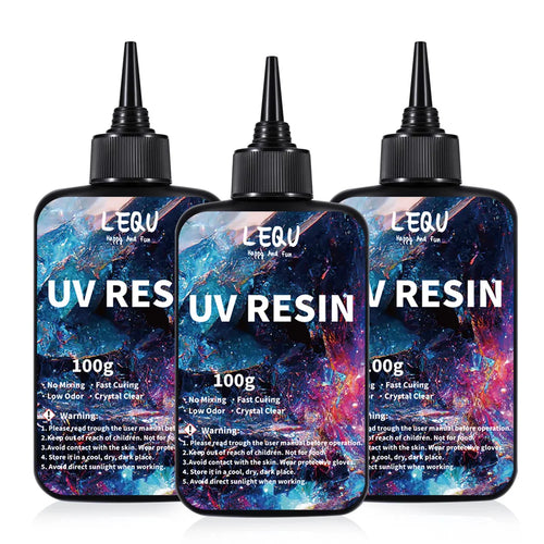 100g UV Resin Clear,Hard,Upgraded Crystal Clear Epoxy Resin Up