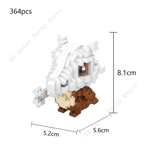 Pokemon Building Blocks Set Pikachu Bricks Block Assembling Micro